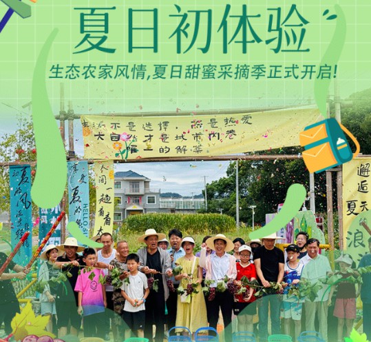 新光明农场 | 葡萄园开园啦！夏日甜蜜采